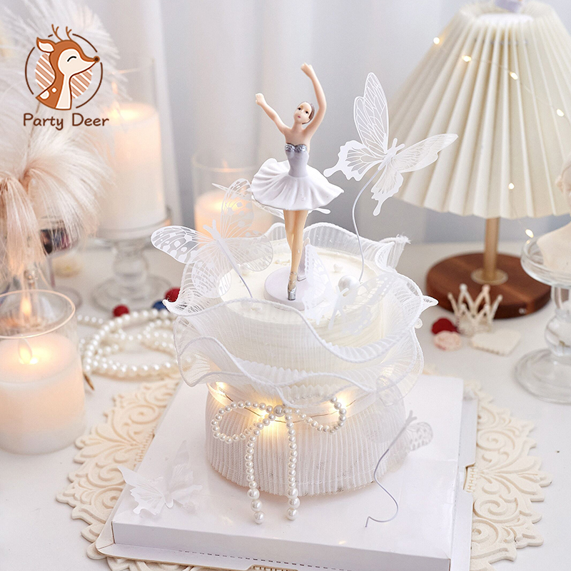 Cake Decorating Turntable - Rotary Draaitafel Ballerina Beeldje Cake Decor