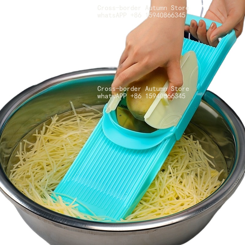 Korean Kitchen Gadgets - Draagbare groenterasp Aardappelsnijder Multifunctionele Koreaanse wortelscharen