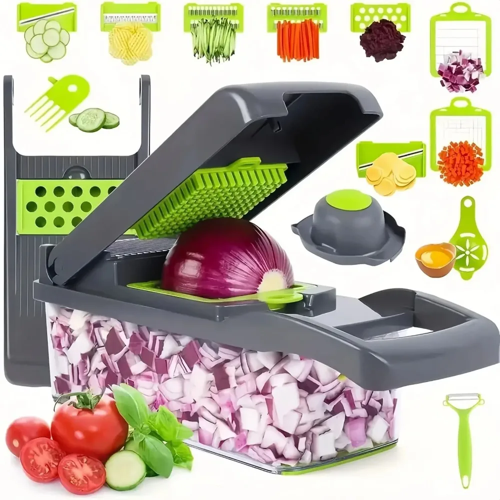 Korean Kitchen Gadgets - Multifunctionele Groente Chopper Handvat Voedsel Rooster