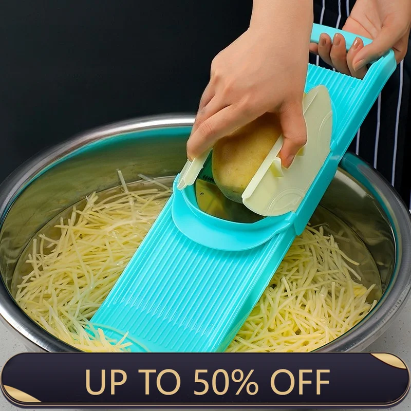Korean Kitchen Gadgets - Draagbare groentenrasp, aardappelsnijder, multifunctionele Koreaanse wortelrasp,