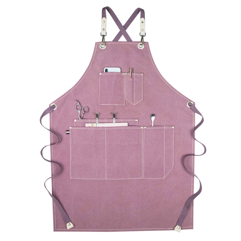 Korean Kitchen Gadgets - Schort Fabriek Verkoop Roze Unisex Werkkleding