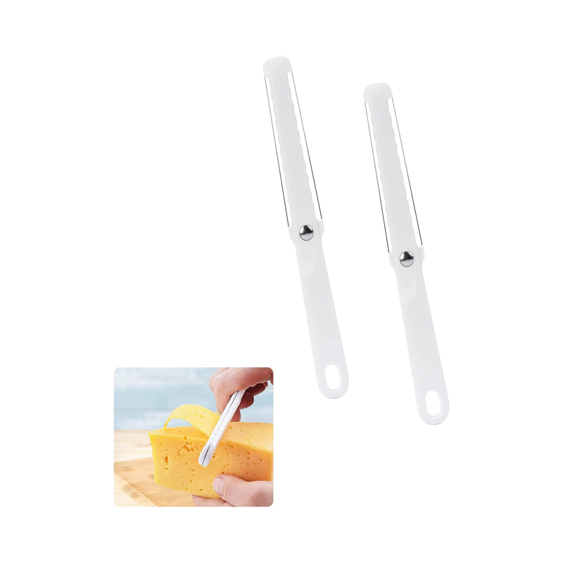 Kitchen Gadgets Wirecutter - 2 stuks kaassnijders, multifunctionele boterdraadsnijder met