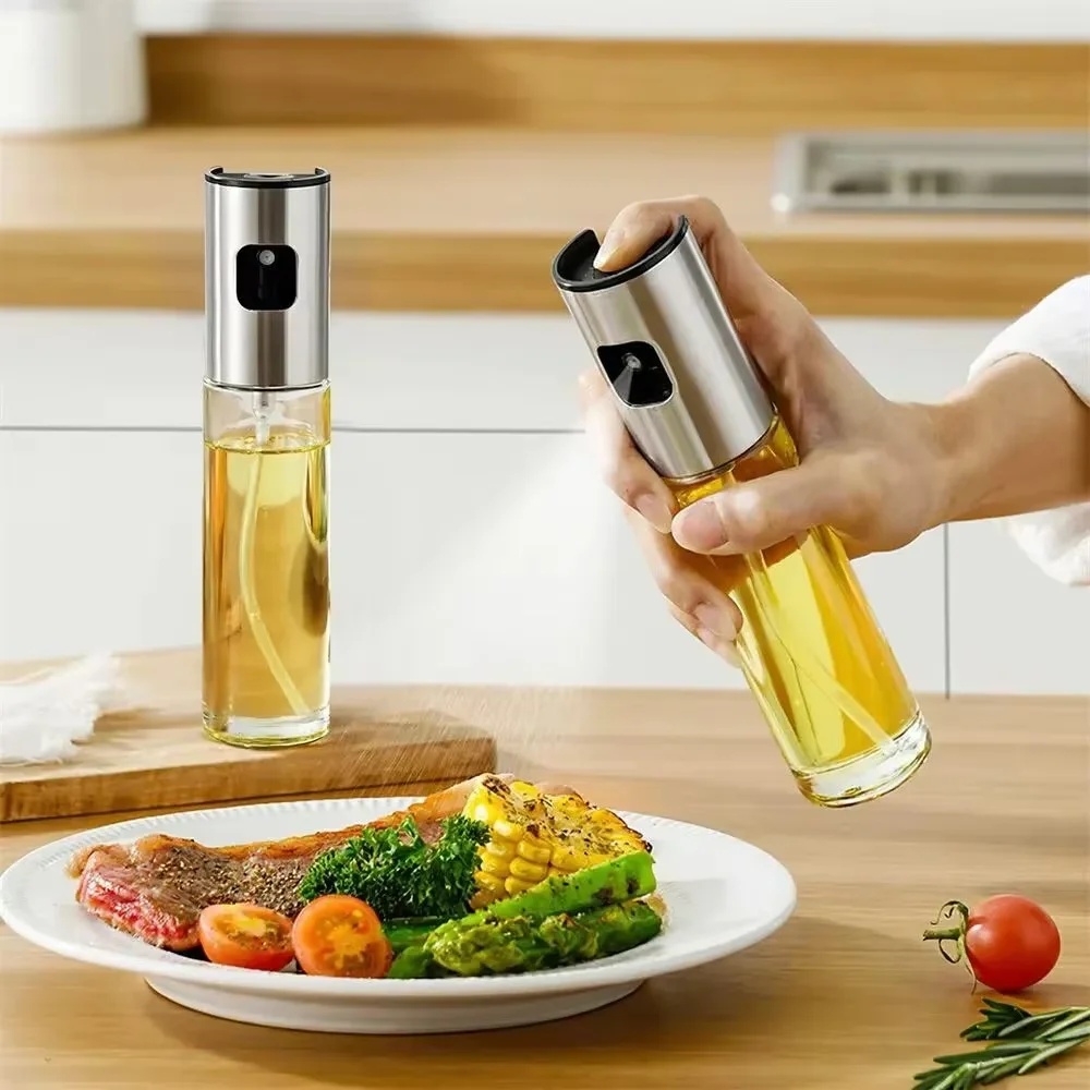 Kitchen Gadgets Oil Spray - Glazen oliespuit voor koken Olijfspray Mister