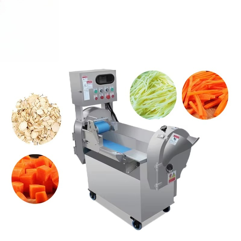 Vegetable Chopper - Industriële Automatische Groentesnijmachine - 1000KG/H RVS