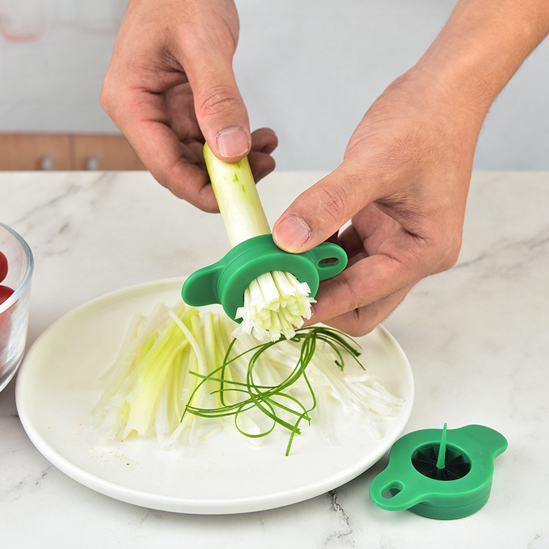 Kitchen Gadgets Wirecutter - Lente-uien snijder roestvrij staal pruimenbloesem lente-uien