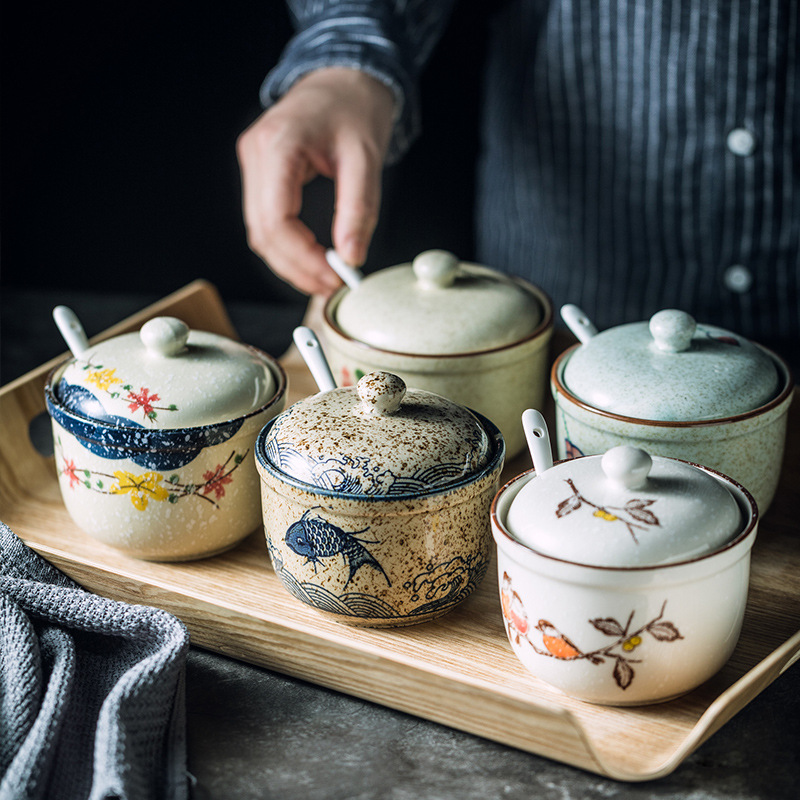 Korean Kitchen Gadgets - Japanse Stijl Retro Porseleinen Handgeschilderde Pot