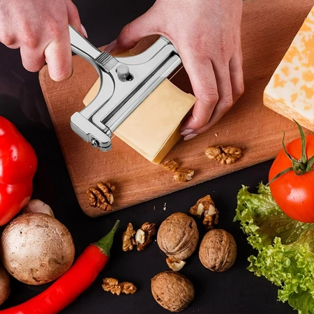 Kitchen Gadgets Wirecutter - Kaassnijder met draad en verstelbare dikte,