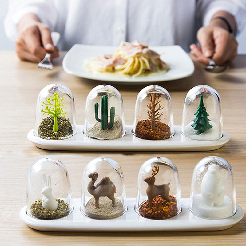 Korean Kitchen Gadgets - 4 Stuks Vier Seizoenen Plant Kruidkruik