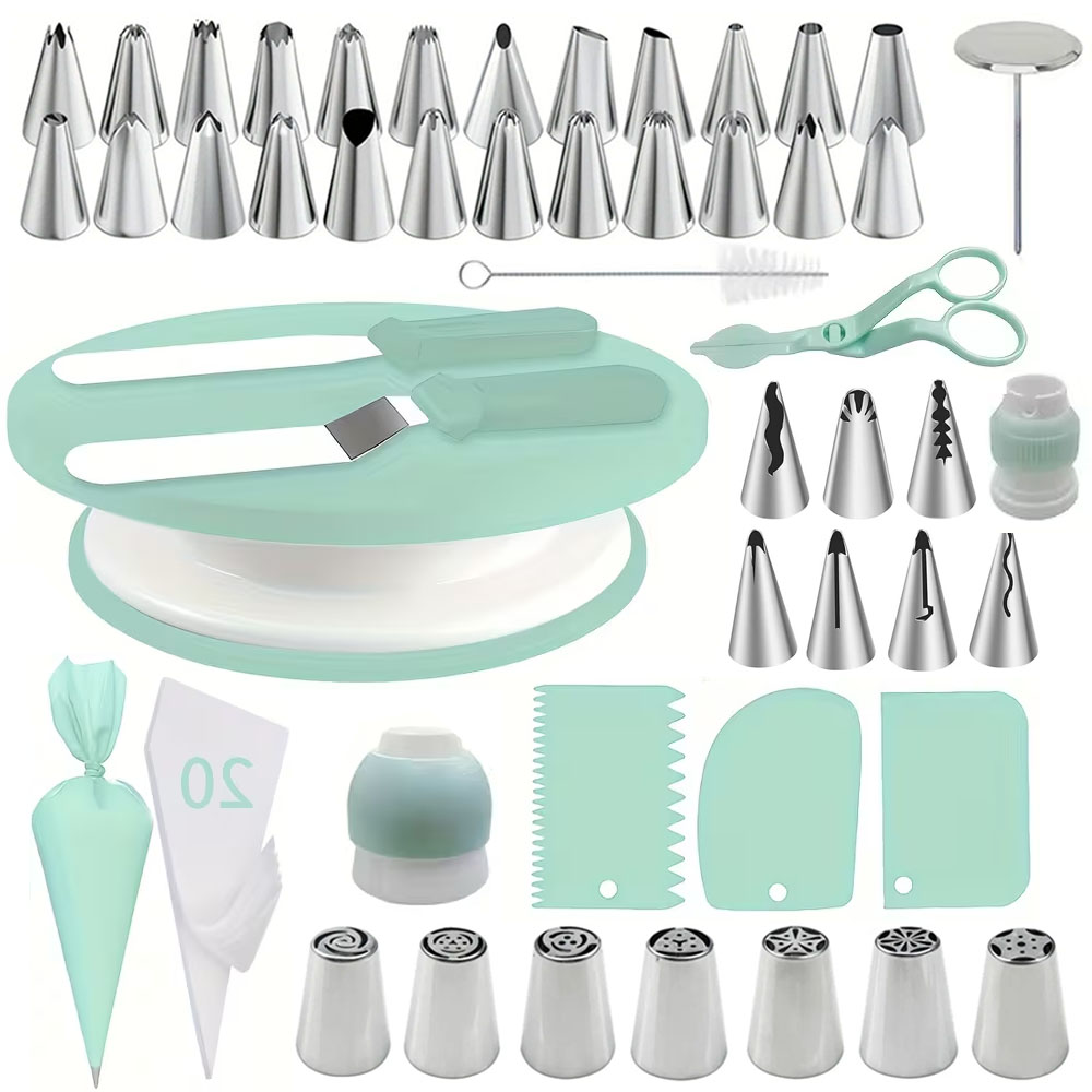100-delige taartversieringsset - Cake Decorating Turntable recensie en prijs