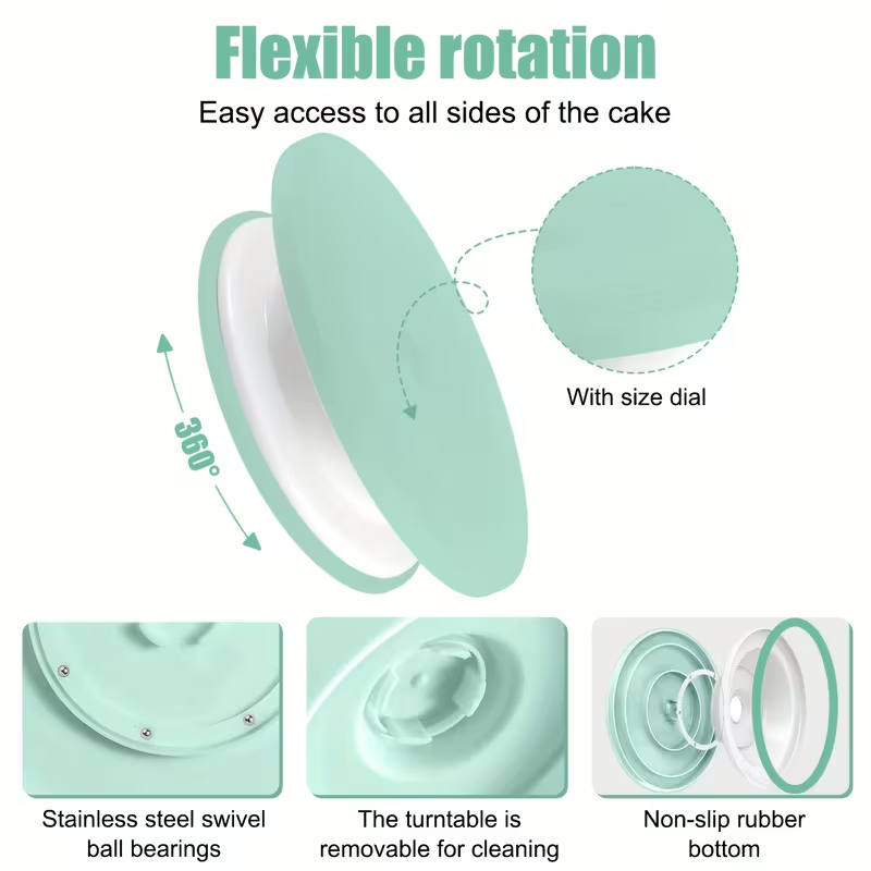 100-delige taartversieringsset - Cake Decorating Turntable recensie en prijs