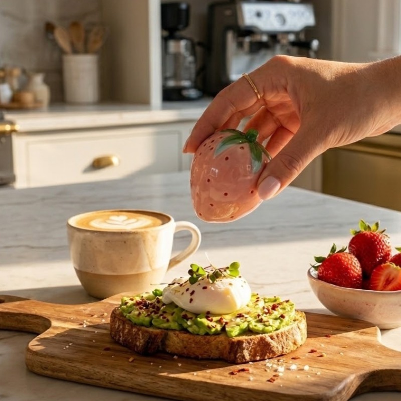 Koreaanse Cartoon Aardbei Krui - Korean Kitchen Gadgets recensie en prijs