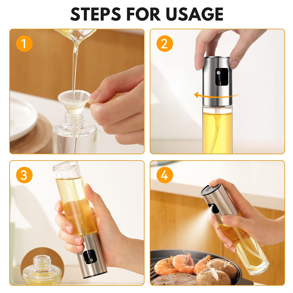 Glazen olieverstuiver voor kok - Kitchen Gadgets Oil Spray recensie en prijs