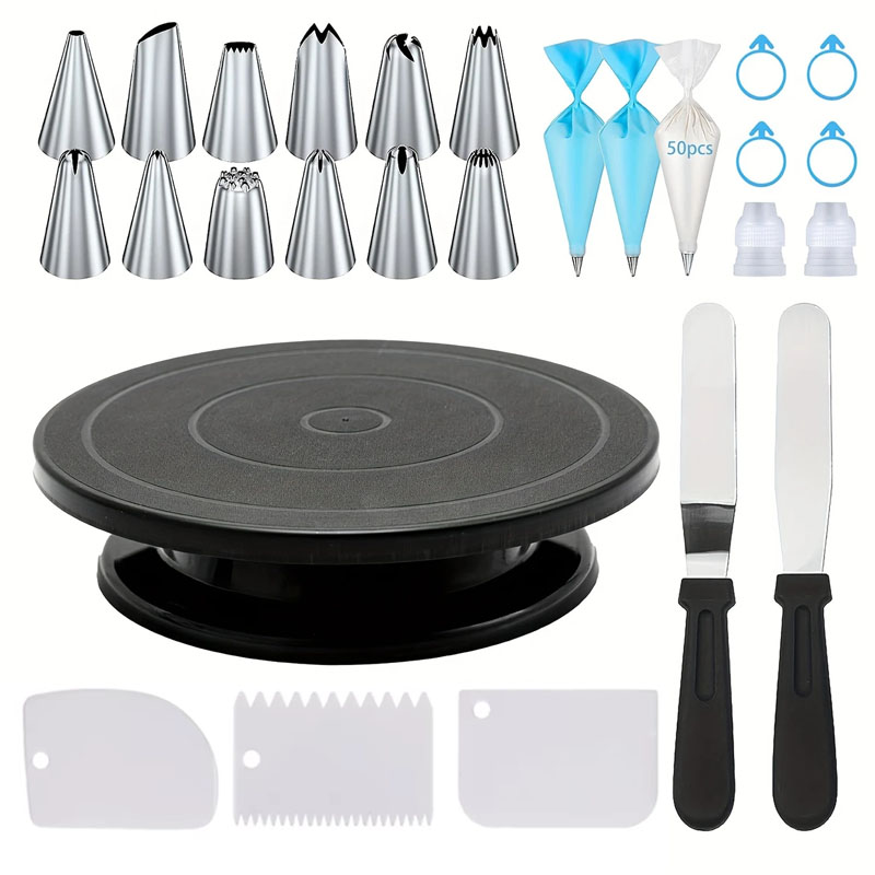 76-delige gereedschapsset voor - Cake Decorating Turntable recensie en prijs