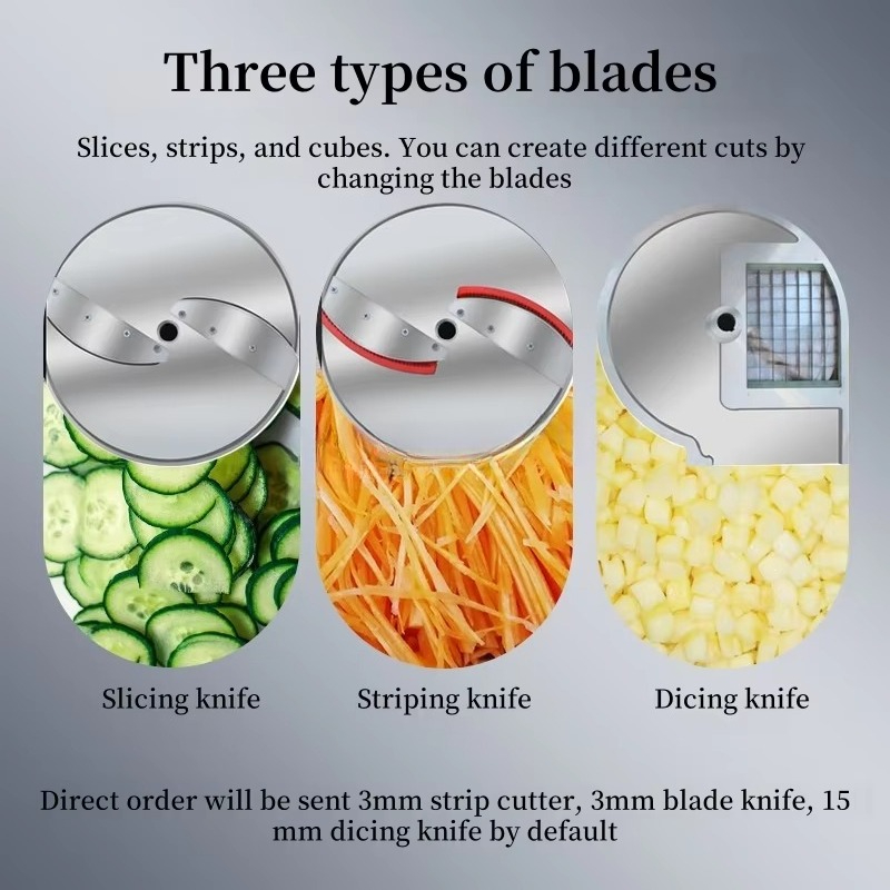 2,2 kW multifunctionele groene - Vegetable Chopper recensie en prijs