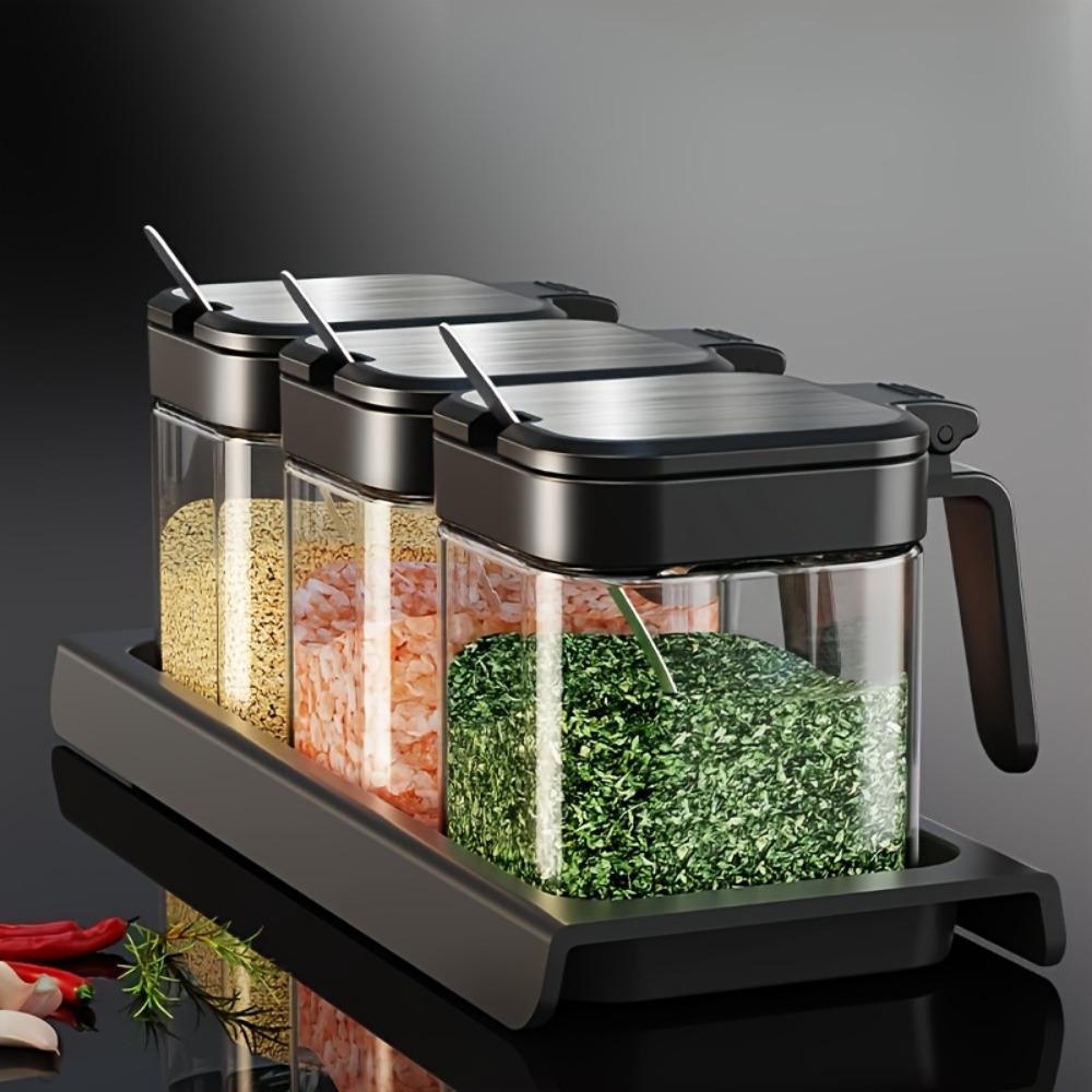 3 stks Glazen Kruidenpotjes me - Korean Kitchen Gadgets recensie en prijs