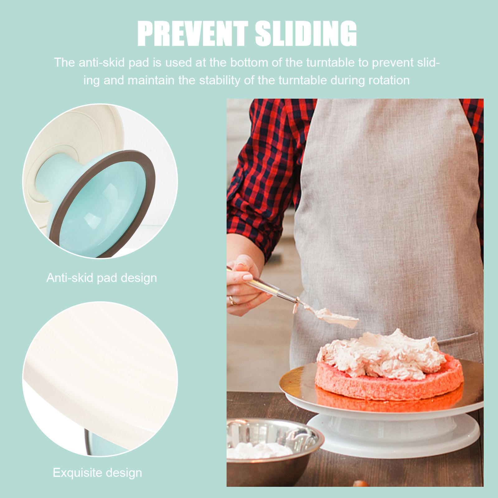 Handmatige taartdraaitafel met - Cake Decorating Turntable recensie en prijs