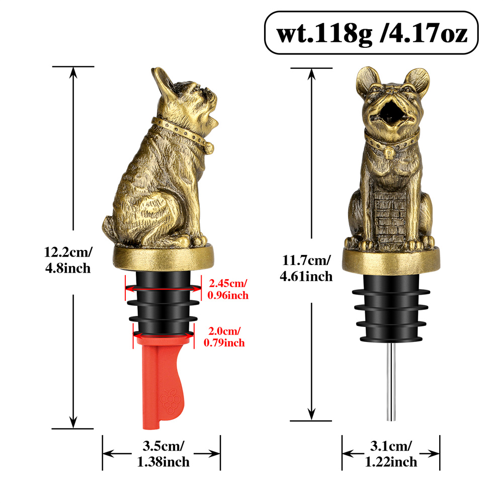 Leuke Franse Bulldog Wijn Poue - Quality Kitchen Gadgets recensie en prijs