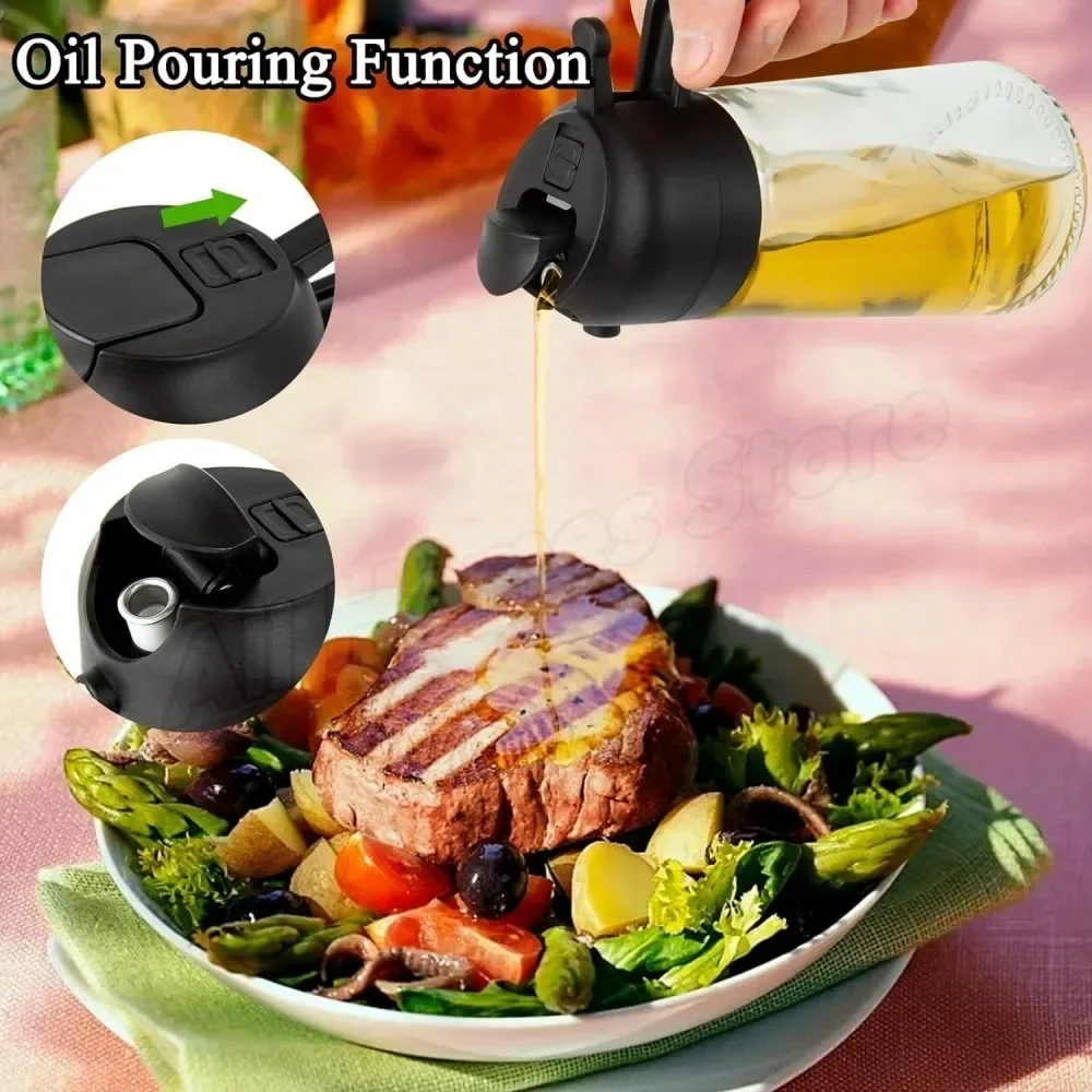 2-in-1 Plastic Oliespuitfles 5 - Kitchen Gadgets Oil Spray recensie en prijs