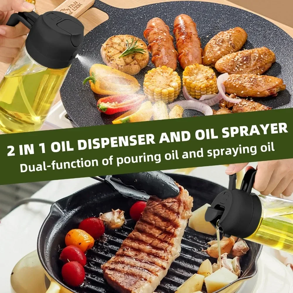 2-in-1 Plastic Oliespuitfles 5 - Kitchen Gadgets Oil Spray recensie en prijs